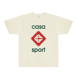 Casablanca T Shirts Fashion Print Street
