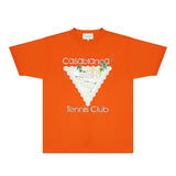 Casablanca T Shirts Fashion Print Street