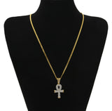 Jewelry Egyptian Ankh Key Pendant Necklace Crosses Egypt Pieces Jesus Pieces Ankh