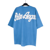 Correct version of pa beheaded bear short sleeves palm tree high street bat sleeves big logo letter on the back
