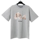 Correct version of pa beheaded bear short sleeve palm tree high street ins teddy bear shark love