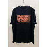 High-quality, heavyweight, double-gauze, loose-fit, plus-size short-sleeve t-shirt