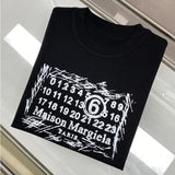 Digital direct print classic digital hand-painted print crew neck men's short-sleeve t-shirt