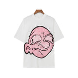 Wholesale billin hip-hop high street cartoon graphic dropped shoulder couple's short sleeve t-shirt