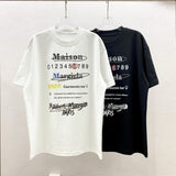 Real shot of round neck worsted pure cotton weight t-shirt casual short sleeves