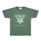 Casablanca T Shirts Fashion Print Street