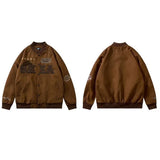 Unisex Baseball Jersey Spring and Autumn Embroidered Tooling Jacket Loose Jacket