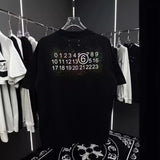 Spring/summer colorful inkjet pullover print crew neck short sleeve t-shirt