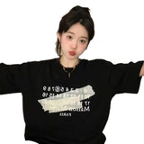 Creative and fun printed couple's short-sleeve t-shirt - youthful casual tee