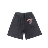 Hip-hop shorts volcano skull printingloose washed retro distressed casualtrendyshorts half length guard pants