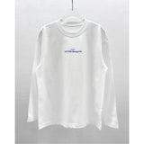 High-quality heavyweight cotton long-sleeve base layer tee - relaxed fit for autumn