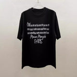 Staff digital printing drop shoulder sleeves loose short sleeve t-shirt