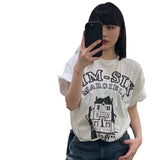 High gsm double yarn combed cotton short-sleeve t-shirt