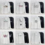 High-quality heavyweight cotton long-sleeve base layer tee - relaxed fit for autumn