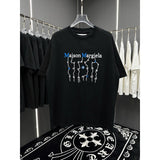 Spring/summer digital print embroidered crew neck short sleeve t-shirt