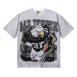 MAJESTIK T Shirts Eagle Football Graphic Crop Tee Hot Diamond