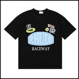 American trend rhu marlboro high definition printing de casual round neck short sleeve t-shirt export wholesale