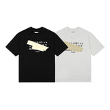 Creative and fun printed couple's short-sleeve t-shirt - youthful casual tee