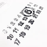 Heavyweight double gauze pure cotton short sleeve loose fit casual printed t-shirt