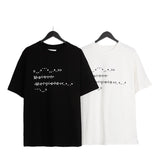 Ss youth men's fashion letter casual crew neck summer short sleeve t-shirt