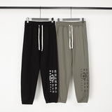 Autumn maison margiela mm drawstring elastic ankle joggers - men's casual sweatpants