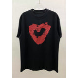 High-quality, heavyweight, double-gauze, loose-fit, plus-size short-sleeve t-shirt