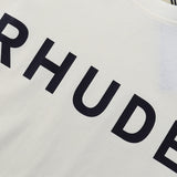 Rhude T Shirts Printed Cotton Versatile Casual Short Sleeve Men and Women