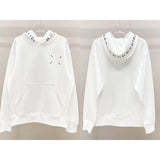 Fall and winterpure cotton terry casual hooded sweatshirtmmnormcore outfit hoodie