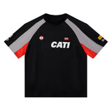 Ducati soccer jersey collaboration printed football t-shirt & relaxed fit tracksuit set