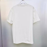Faceted diamond-cut, plus-size, 100% cotton short-sleeve t-shirt