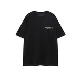 Fog season 8 essentials flocked print couple's relaxed fit crew neck short sleeve t-shirt