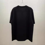 Maison margiela thick board digital laser sticker printing craft round neck short sleeve t-shirt