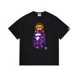 B@pe tshirtsssummer ape head little monkey camouflage short-sleeved round neck t-shirt