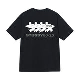 Three-label short-sleeve summer men's relaxed fit high-quality t-shirt