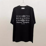Maison margiela real shot celebrity digital print unisex short-sleeve t-shirt