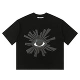 House of errors all-seeing eye graphic tee - trendy short sleeve couple's high street hoodie