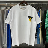 Rhude T Shirts Inverted Triangle Printing Cotton Casual Short Sleeve Men and Women