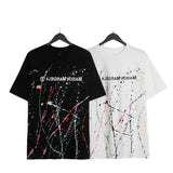 Creative graffiti digital hd print fashion short sleeve t-shirt