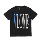 Wang yibo lne short-sleeved big v reflective hot diamond devil angel couple outfit loose