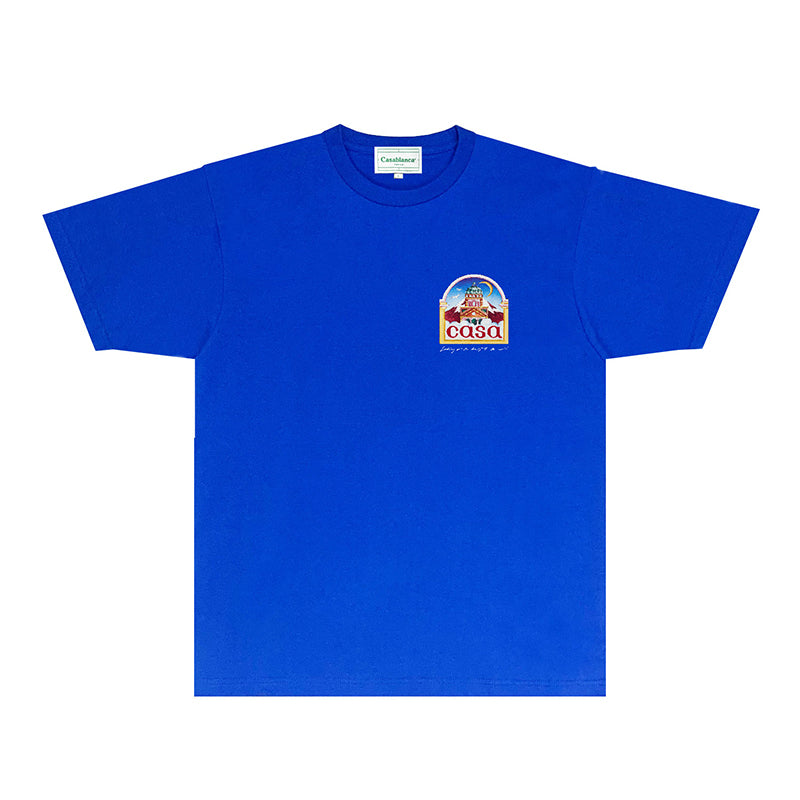 Casablanca T Shirts Fashion Print Street