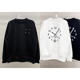 Autumn long-sleeve letter print crewneck heavyweight sweatshirt
