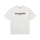Pure cottonembroiderletterlogosimplejapanese style short-sleeved t