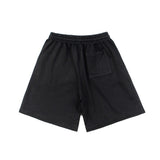 Hip-hop shorts american letter retrotrendycasualloose terry sports pants half length pants shorts