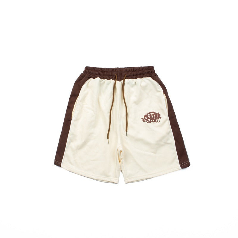 Hip-hop shorts american high street hip hop street retro rap casualshorts half length pants sweatpants sports pants