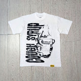 Cough syrup short-sleeved high-quality pure cotton round neck t-shirt fashionprinting breathable short-sleeved summer
