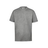 [heavy weight double yarn] trapstar stitching tiger head embroider gradient letter short-sleeved t-shirt