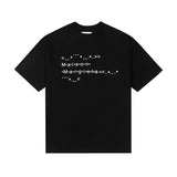 Ss youth men's fashion letter casual crew neck summer short sleeve t-shirt