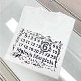 Digital direct print classic digital hand-painted print crew neck men's short-sleeve t-shirt