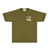 Casablanca T Shirts Fashion Print Street