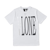 Wang yibo lne short-sleeved big v reflective hot diamond devil angel couple outfit loose